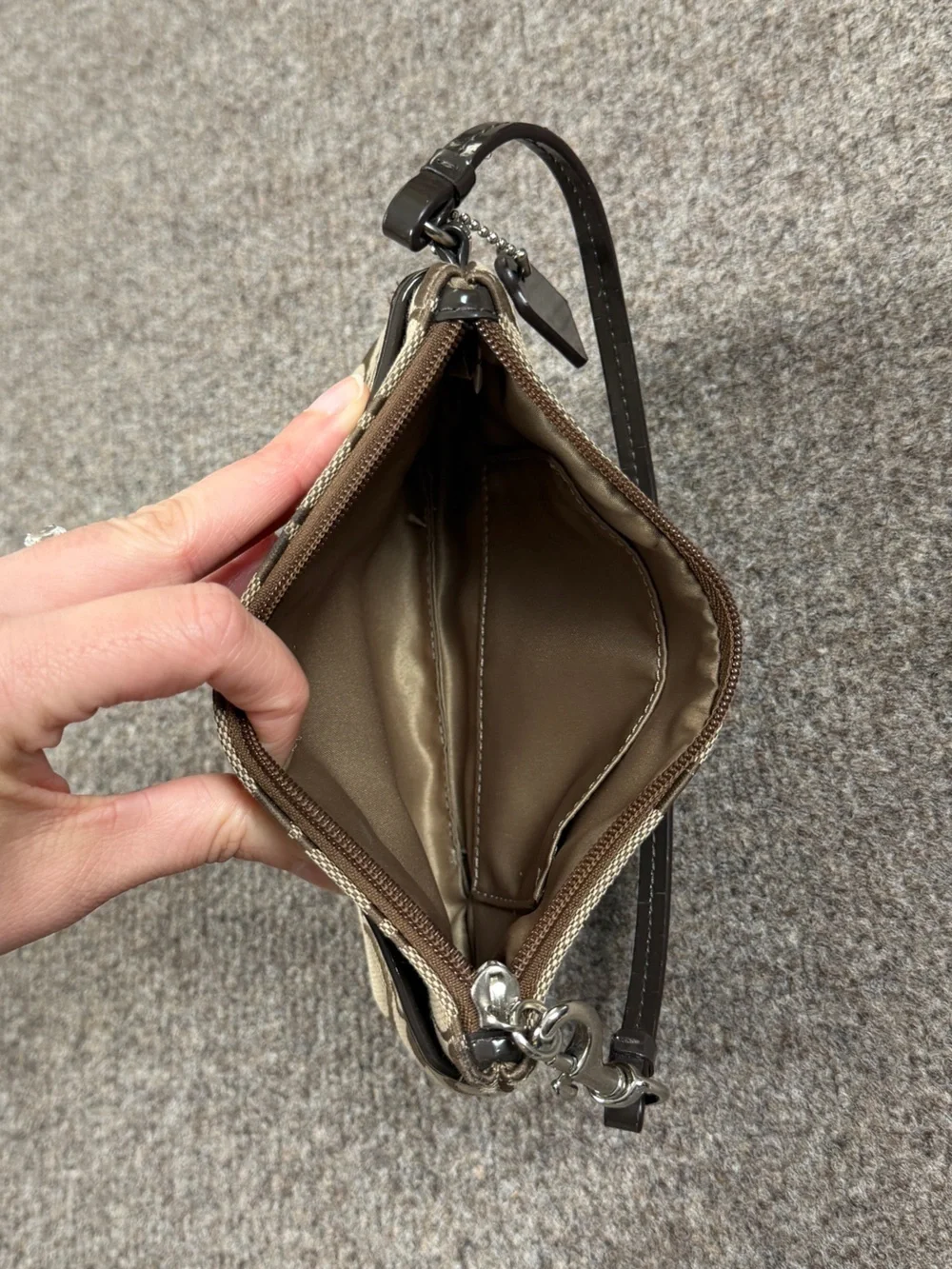 Coach this wristlet